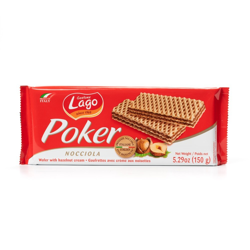 Вафли Gastone Lago Poker с ореховой начинкой