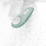 Серо-зеленый бесконтактный клиторальный стимулятор 10см Womanizer Liberty 2 Sage WZ112SG2