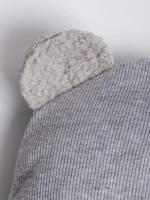 Шапка для мальчика с ушками на осень