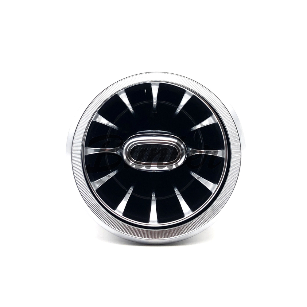 Воздуховод в стиле AMG хром с подсветкой WHITE