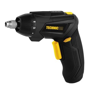 Отвёртка аккумуляторная TECHNICOM TC-CS106, 4В, 1.3Ач, 200 об/мин, LED фонарь, 10+1 ступеней крутящего момента