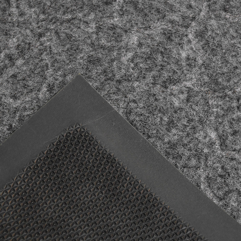 Коврик влаговпитывающий ворсовый 50*80см "Версаль", серый