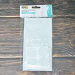 Набор протекторов для мебели 45шт самоклеящиеся, белые