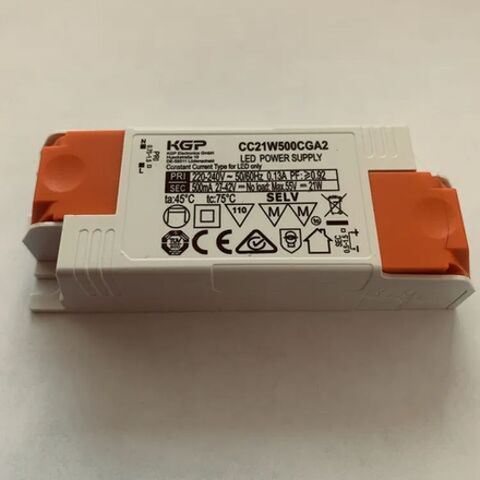 Блок питания KGP Electronics GmbH CC21W500CGA1 21W 500mA KGP