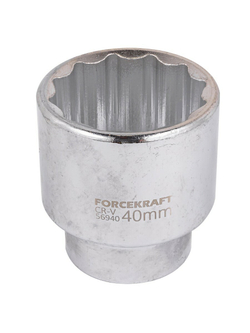 Головка 40мм 3/4''12гр. FORCEKRAFT FK-56940
