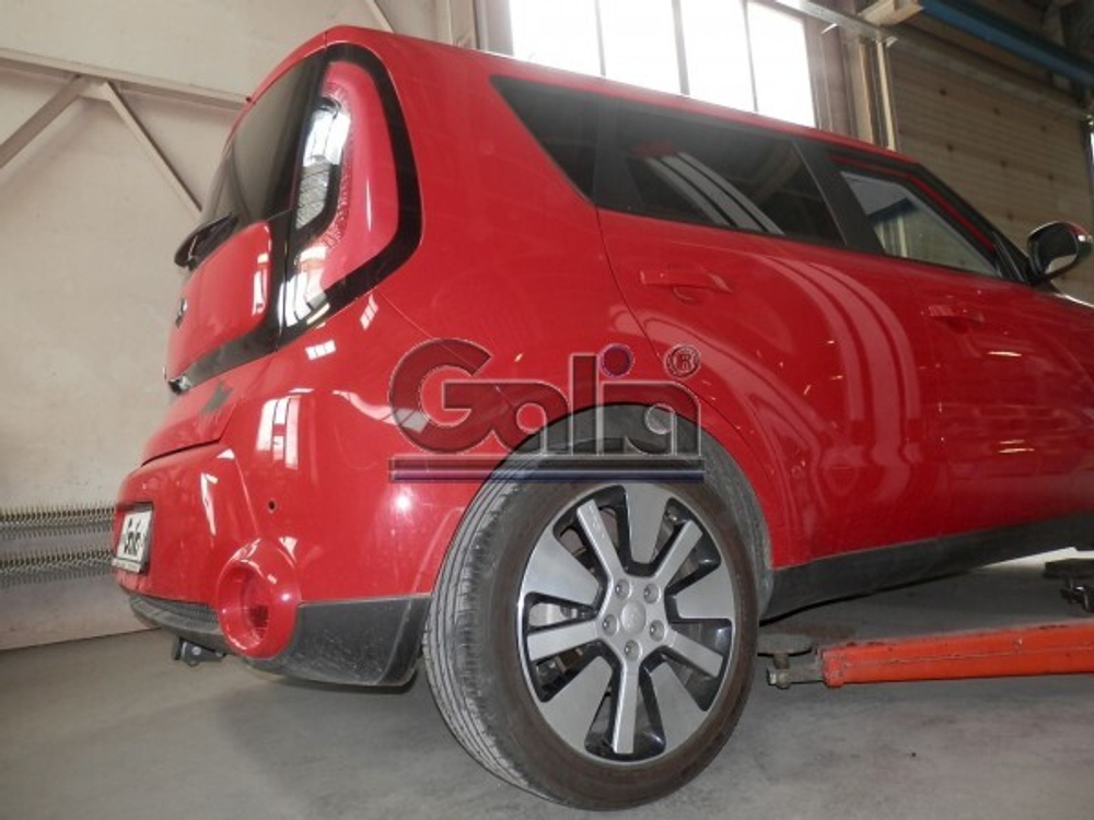 Фаркоп оцинкованный Galia K041C для Kia Soul 2014-(паспорт и сертификат в комплекте)(без электрики)