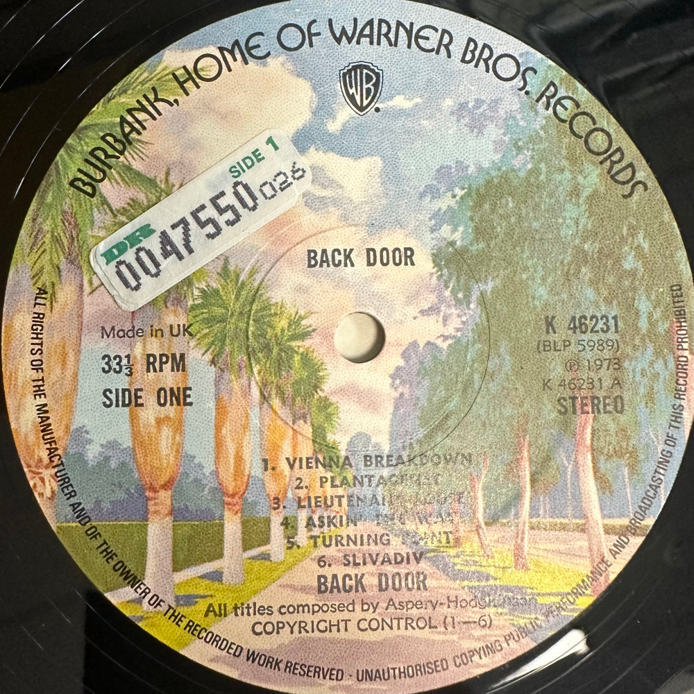 Back Door – Back Door (Англия 1973г.)