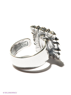 "Меган" кольцо в серебряном покрытии из коллекции "Форсаж" от Jenavi
