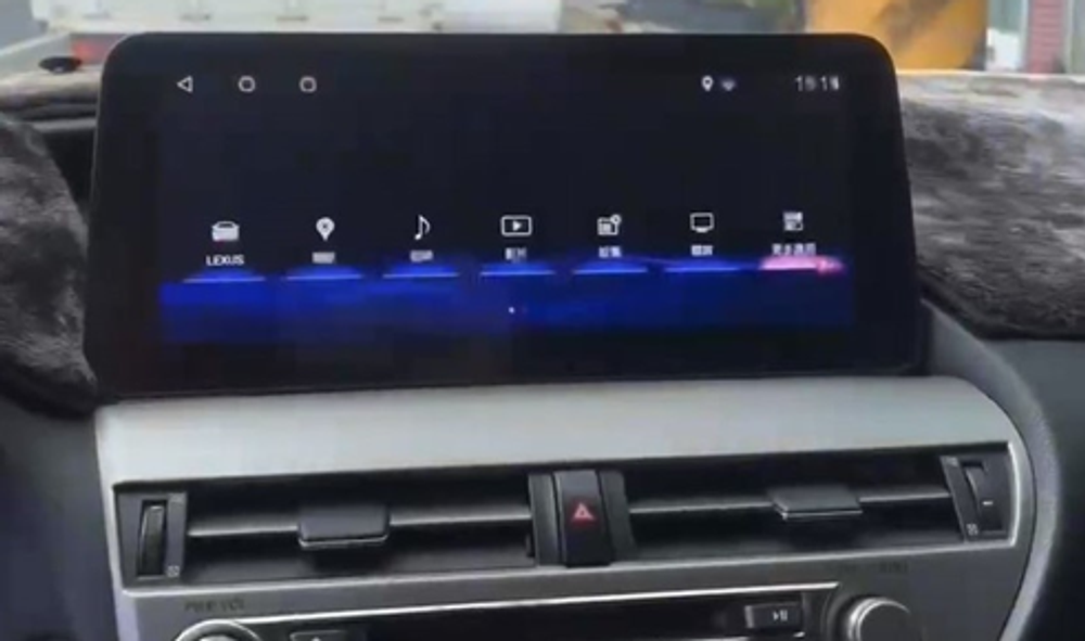 Магнитола для Lexus RX 2009-2012 (монохром) - Radiola RDL-LEX-RX-12.3-M-09-12 монитор 12.3&quot;, Android 13, 8Гб+128Гб, CarPlay, 4G SIM-слот, джойстик в комплекте