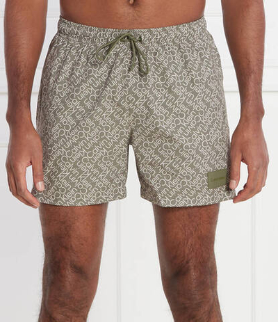 Шорты для плавания Calvin Klein Swimwear - оливковый(KM0KM00944)