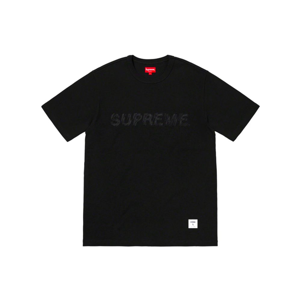 Supreme SS19 Shatter Tee Black Logo T