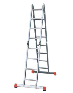 MULTIMATIC Шарнирная универсальная стремянка-трансформер,4*4( 120649)