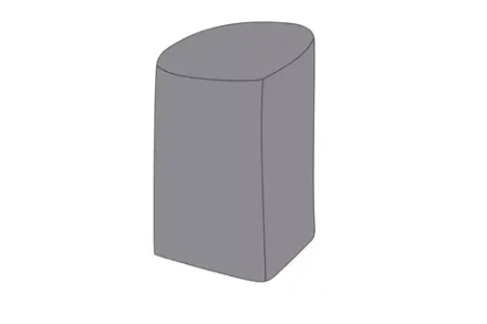 Защитный чехол на два стула 68×68×83 см, цвет серый