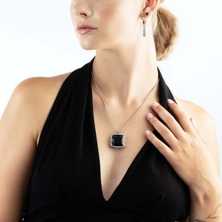 Серьги Coeur de Lion Black-Silver 0207/21-1317