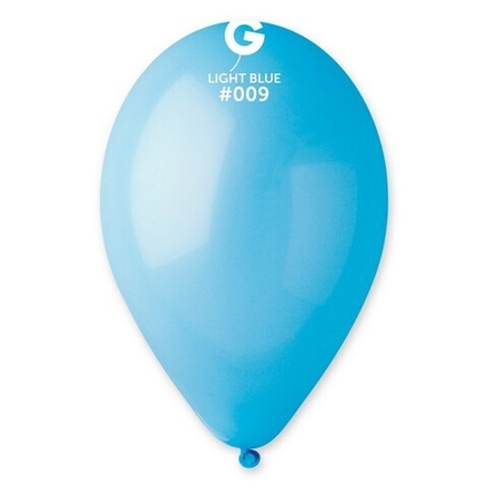 Воздушные шары Gemar, цвет 009 пастель, голубой, 25 шт. размер 18"