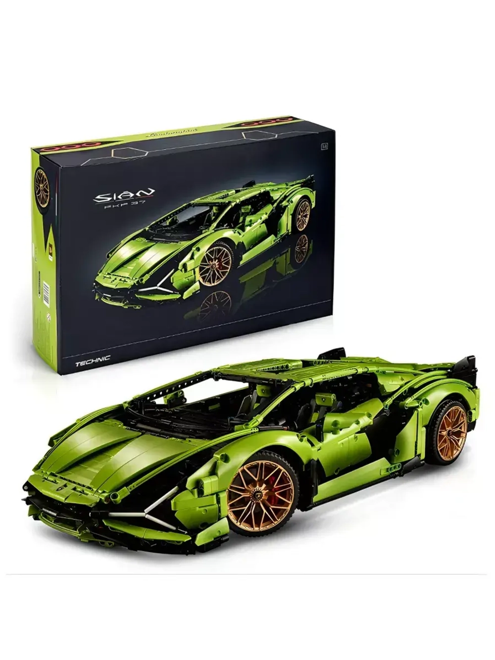 Конструктор Lamborghini Sian Ламборгини сиан 3696 деталей