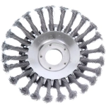 Щетка круглая для триммера из стальной проволоки диаметр 150мм, посадочное 25.4мм