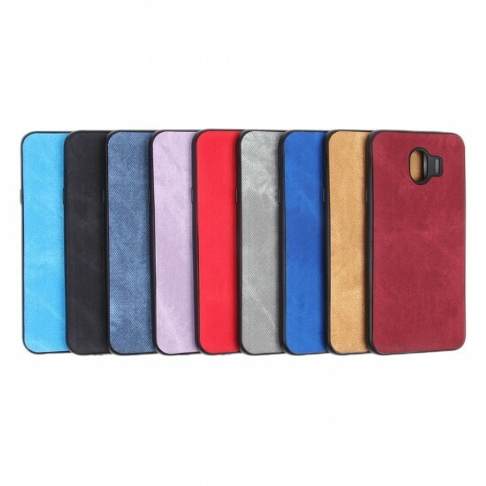 Чехол текстильный для Samsung Galaxy J4 (2018), 010817 Синий