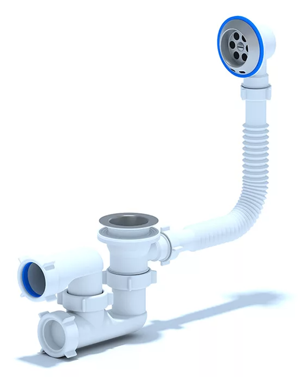 Обвязка на ванну 1 1/2"х40 с переливом АНИ Е250