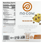 No Cow, Протеиновый батончик, шоколадная крошка с арахисовой пастой, 12 батончиков по 60 г (2,12 унции)