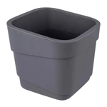 Горшок для цветов фактурный Hills 4л (d188, h176мм)(серый)