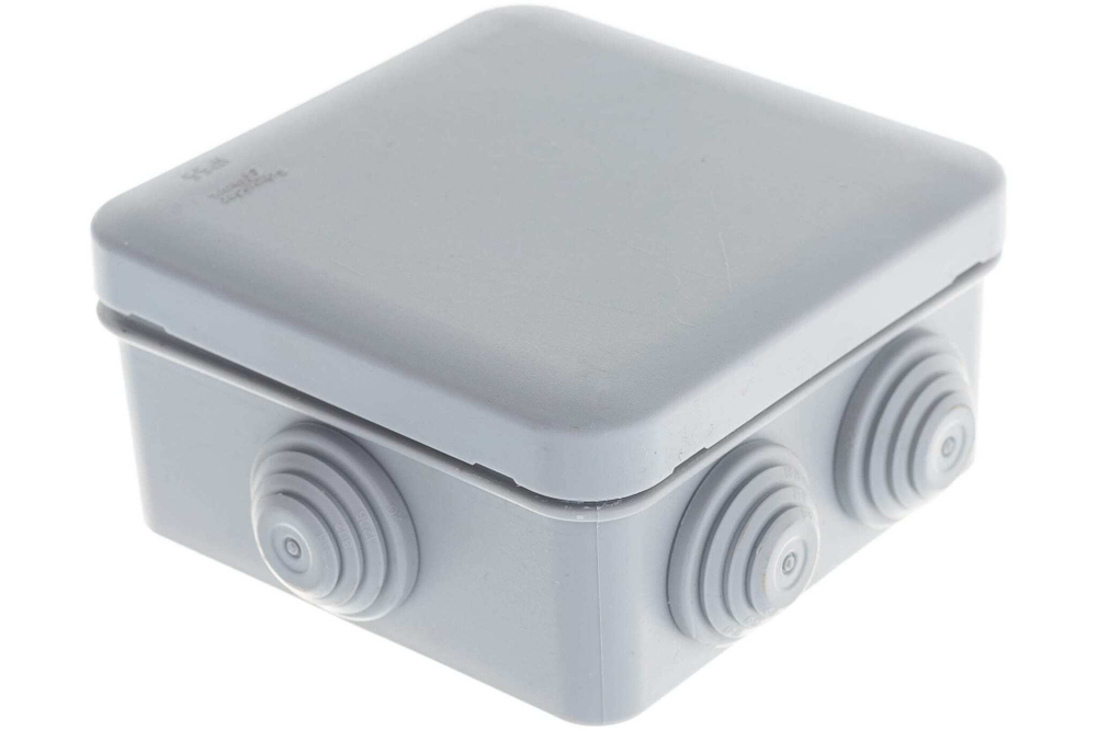 Коробка разветвительная IP55 серая 100х100х50
