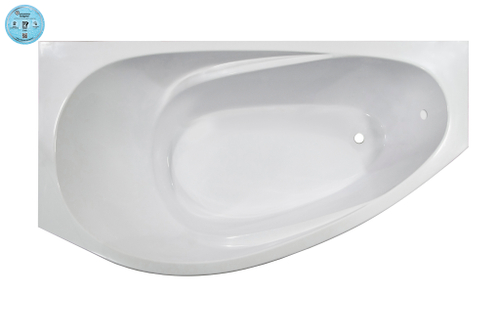 Ванна из литьевого мрамора Marmo Bagno Турин 170х95 Левая