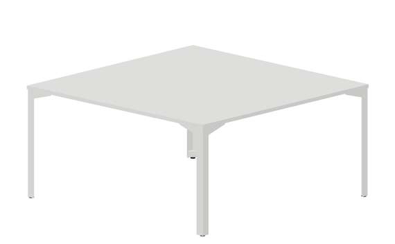 Составной стол на 2 рабочих места 158х156,6х75см, без отверстий