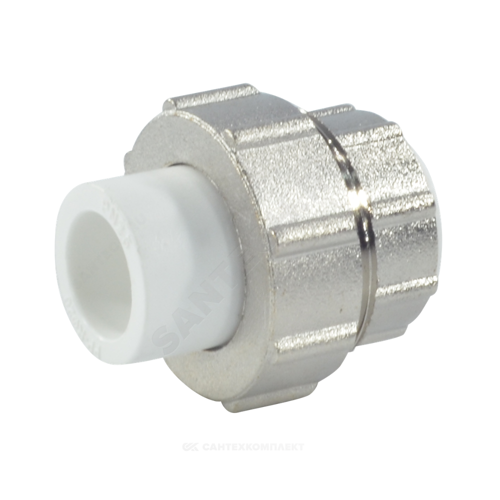 Муфта PP-R разъемная белая Дн 32 VALFEX 11157032
