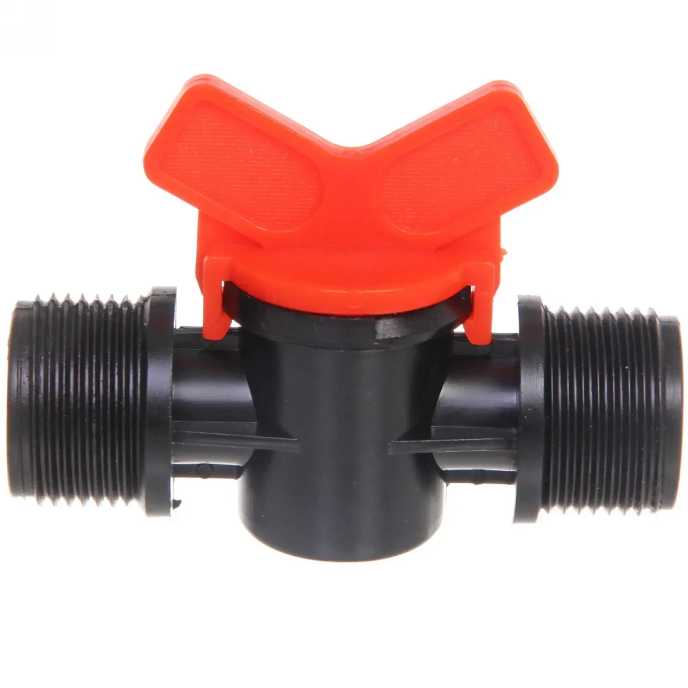 Муфта соединительная с наружней резьбой и краном 3/4» ДоброСад