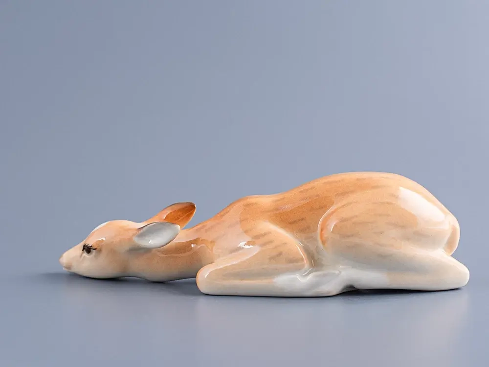 Скульптура Ланенок лежащий арт. 82.01054.00.1