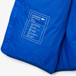 Мужская теннисная жилетка Lacoste Water-Repellent Short Puffed - небесный