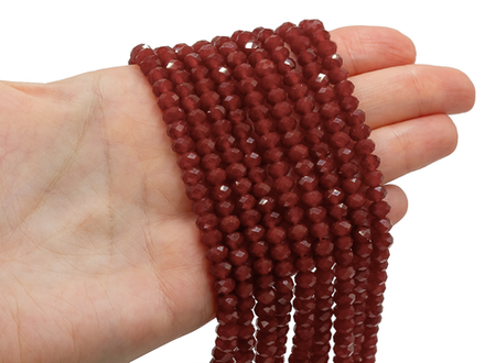 Бусины из агат 6х4мм, рондель (10шт)