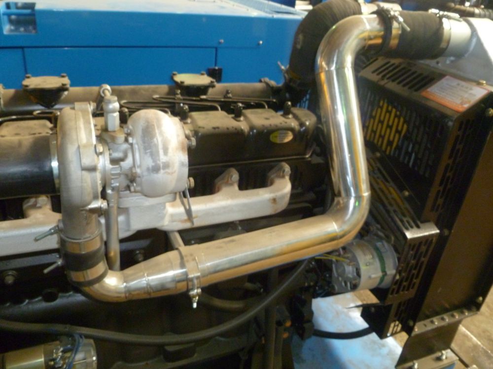 Патрубок стальной турбины и интеркулера радиатора Ricardo R6105BZLDS1; TDK 132 6LT/Intercooler Tube