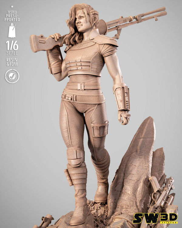 Джина Карано Кара Дюн Мандалорец Фигурка Gina Carano Cara Dune The Mandalorian