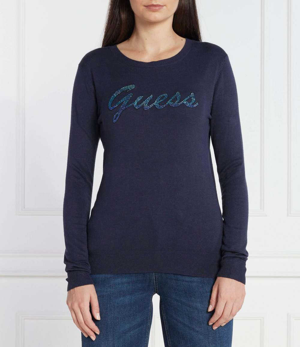 Блузка GUESS - темно-синий(W3BR22 Z2NQ2)