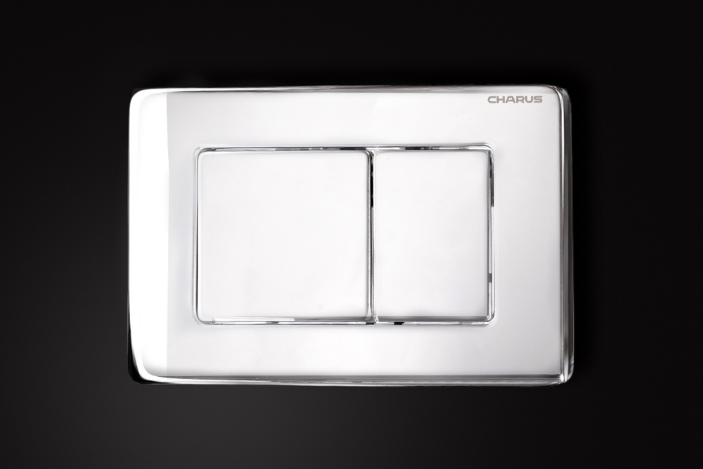 Клавиша для инсталляции CHARUS Robusto FP.310.GSS.05, глянцевая сталь