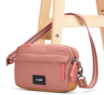 Сумка антивор Pacsafe GO Crossbody, розовый, 2.5 л.