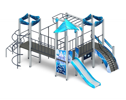 Детский игровой комплекс Волшебный город (Снежная королева) ДИК 2.19.02-02 Н=1200