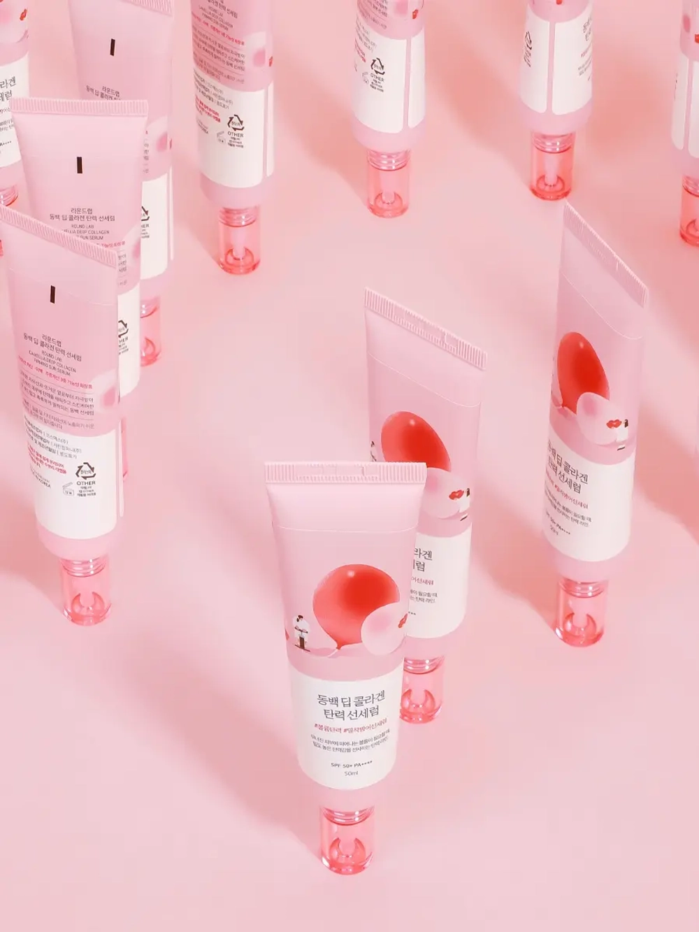 Round Lab Солнцезащитная сыворотка с экстрактом камелии и коллагеном SPF50 Camellia Deep Collagen Firming Sun Serum 50 мл