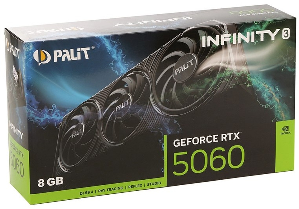 Видеокарта Palit RTX 5060 Infinity 3 (NE75060019P1-GB2063S) 8 Гб