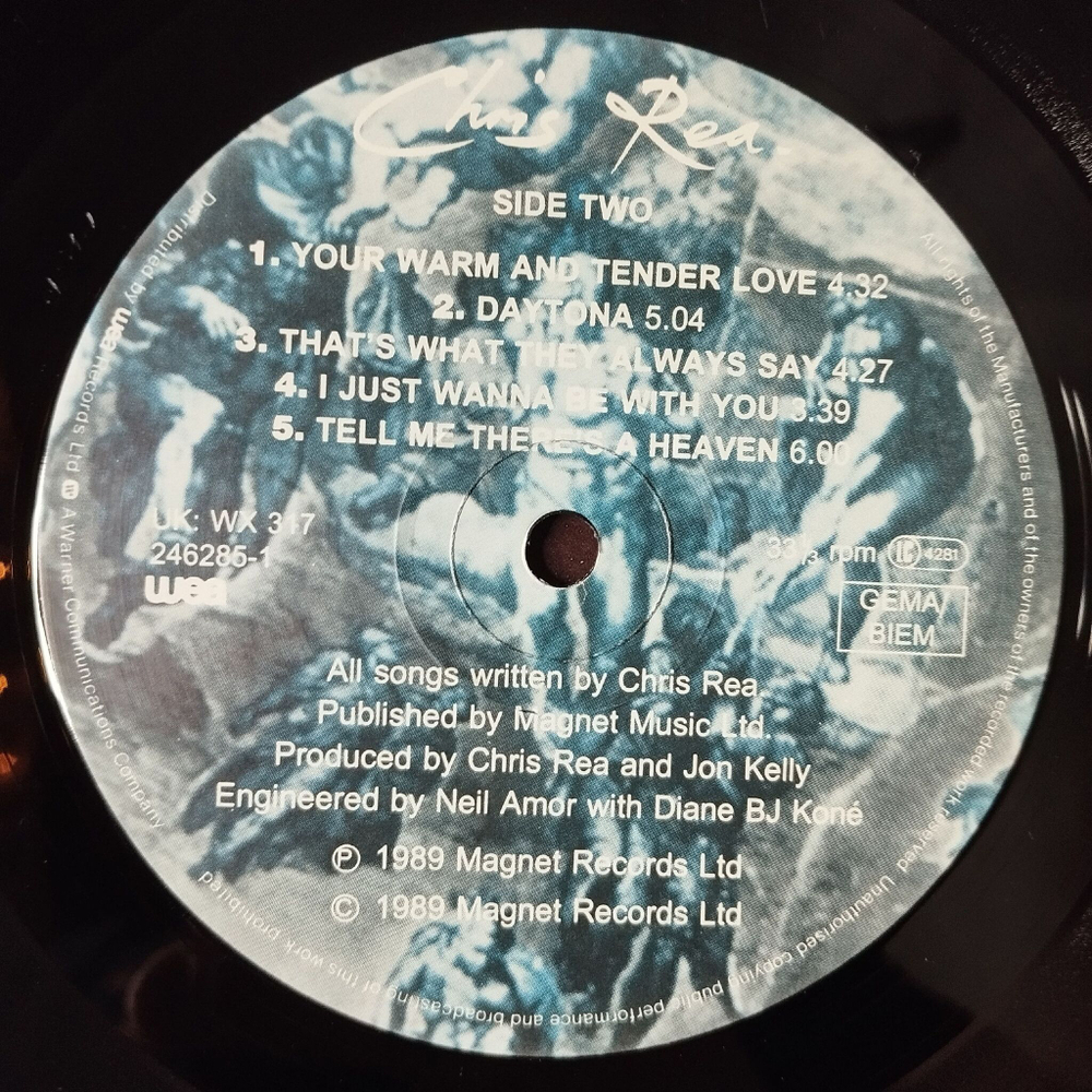 Винтажная виниловая пластинка LP Chris Rea The Road To Hell (Germany 1989)