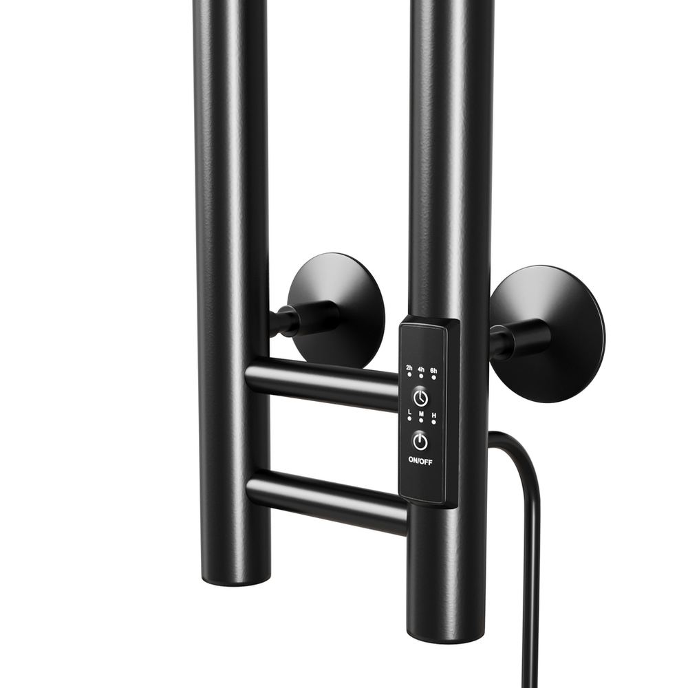 Полотенцесушитель MIXLINE MOON BLACK 120/10 (таймер,284 Вт) электрический ЧЕРНЫЙ