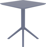 Комплект пластиковой мебели Siesta Contract Sky Folding 60 Air, темно-серый