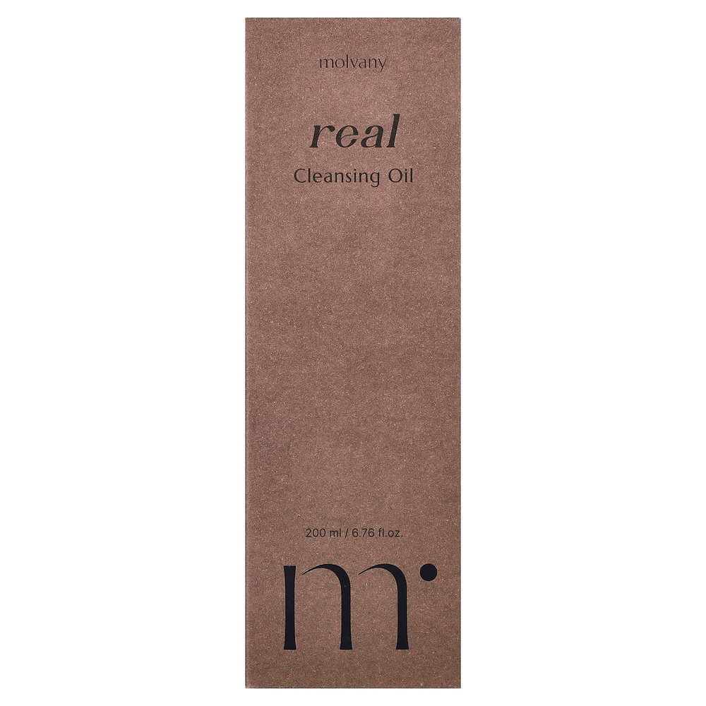 Molvany, Real, очищающее масло, 200 мл (6,76 жидк. унции)