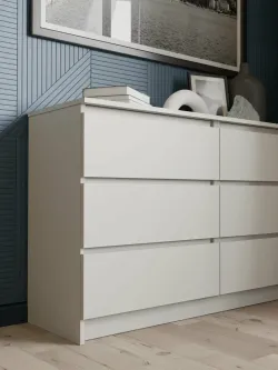 "МС Мори" Комод МК 1200.6 (Сатин), ДСВ-Мебель, г. Пенза