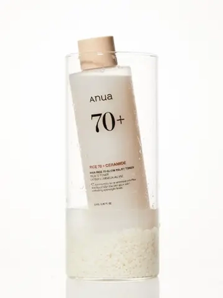 Anua Питательный тонер с экстрактом риса и керамидами для сияния кожи Rice 70 Glow Milky Toner 250 мл
