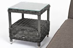 "Рим" комплект шезлонг со столиком, цвет графит