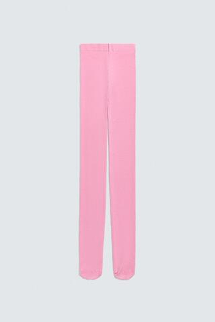 ZARA HARRY LAMBERT X DISNEY КОЛГОТКИ ИЗ МИКРОФИБРЫ, РОЗОВЫЙ