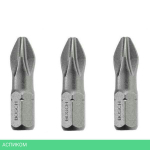 Насадка крестообразная Bosch PH2 25мм 3 штуки 2607001511